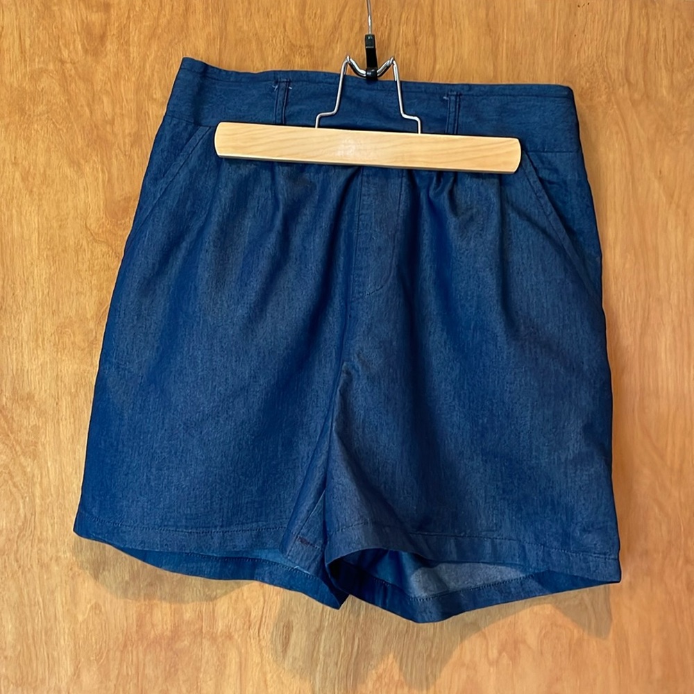 Ultra High Waist Blue Shorts Size S